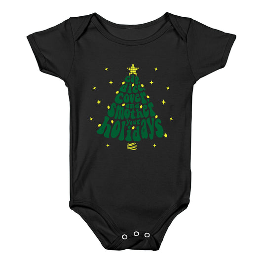 Waffle House Christmas Baby One-Piece