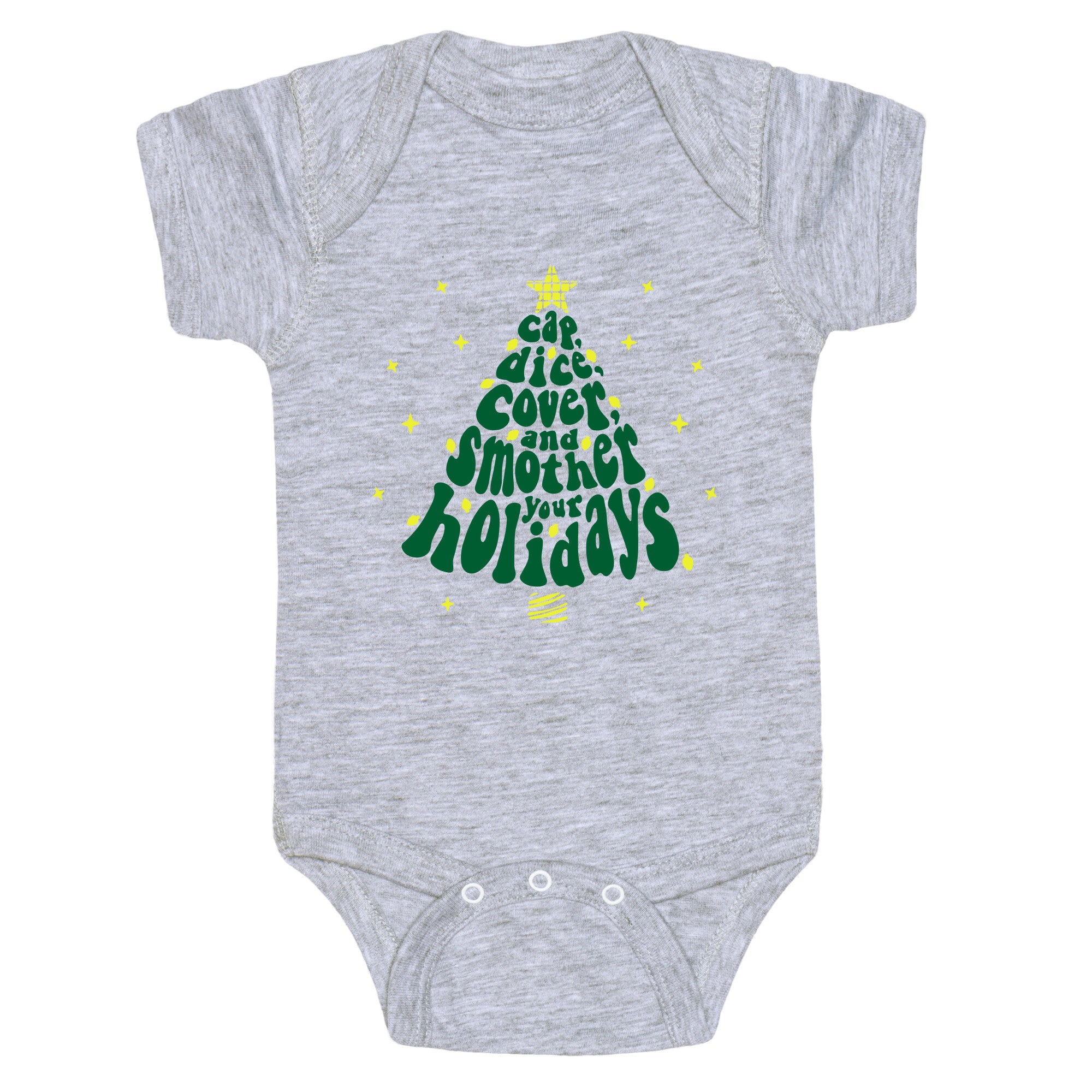 Waffle House Christmas Baby One-Piece