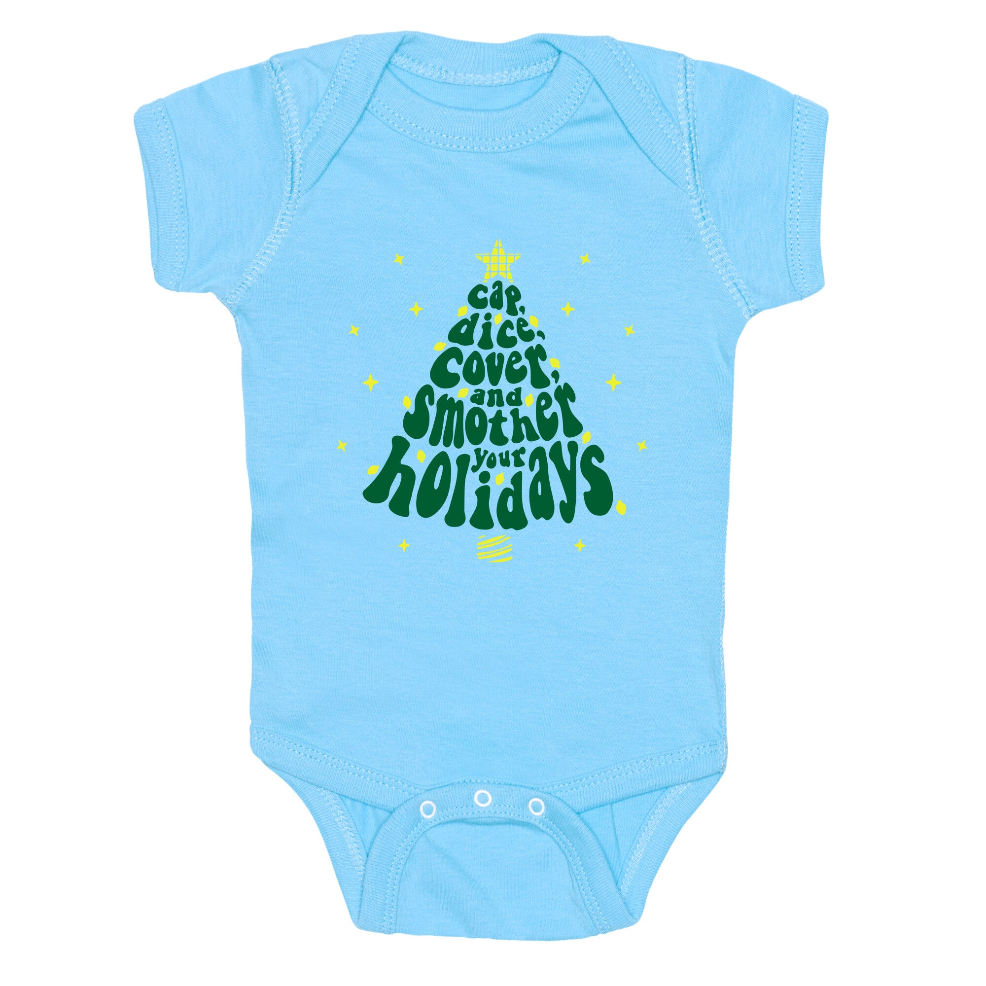 Waffle House Christmas Baby One-Piece