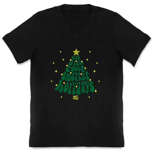 Waffle House Christmas V-Neck