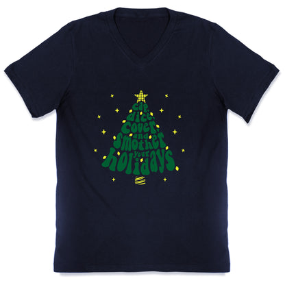 Waffle House Christmas V-Neck