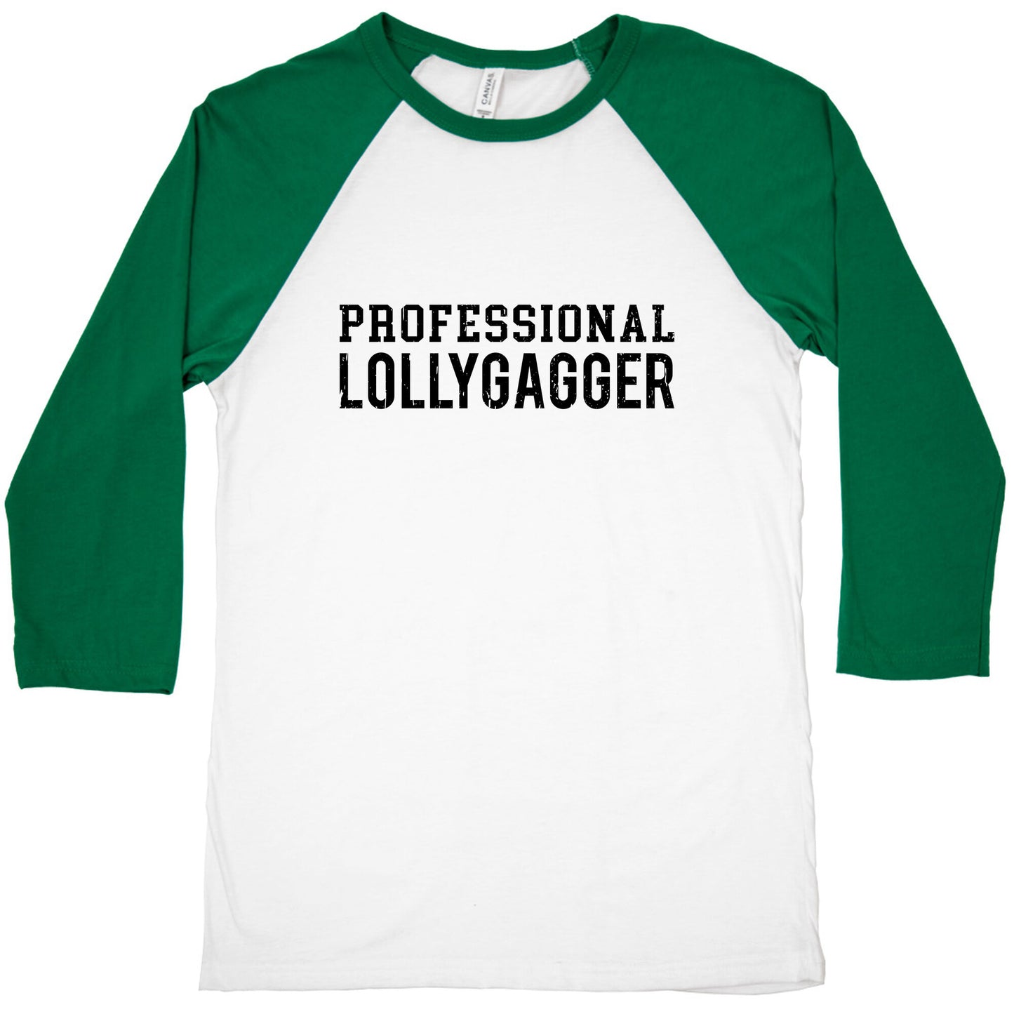 Professional Lollygagger Baseball Tee