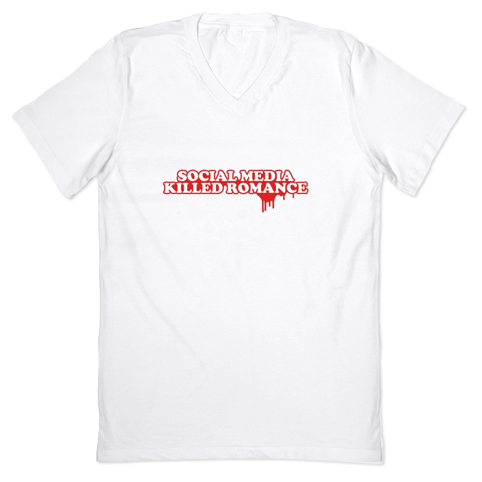 Social Media Killed Romance V-Neck
