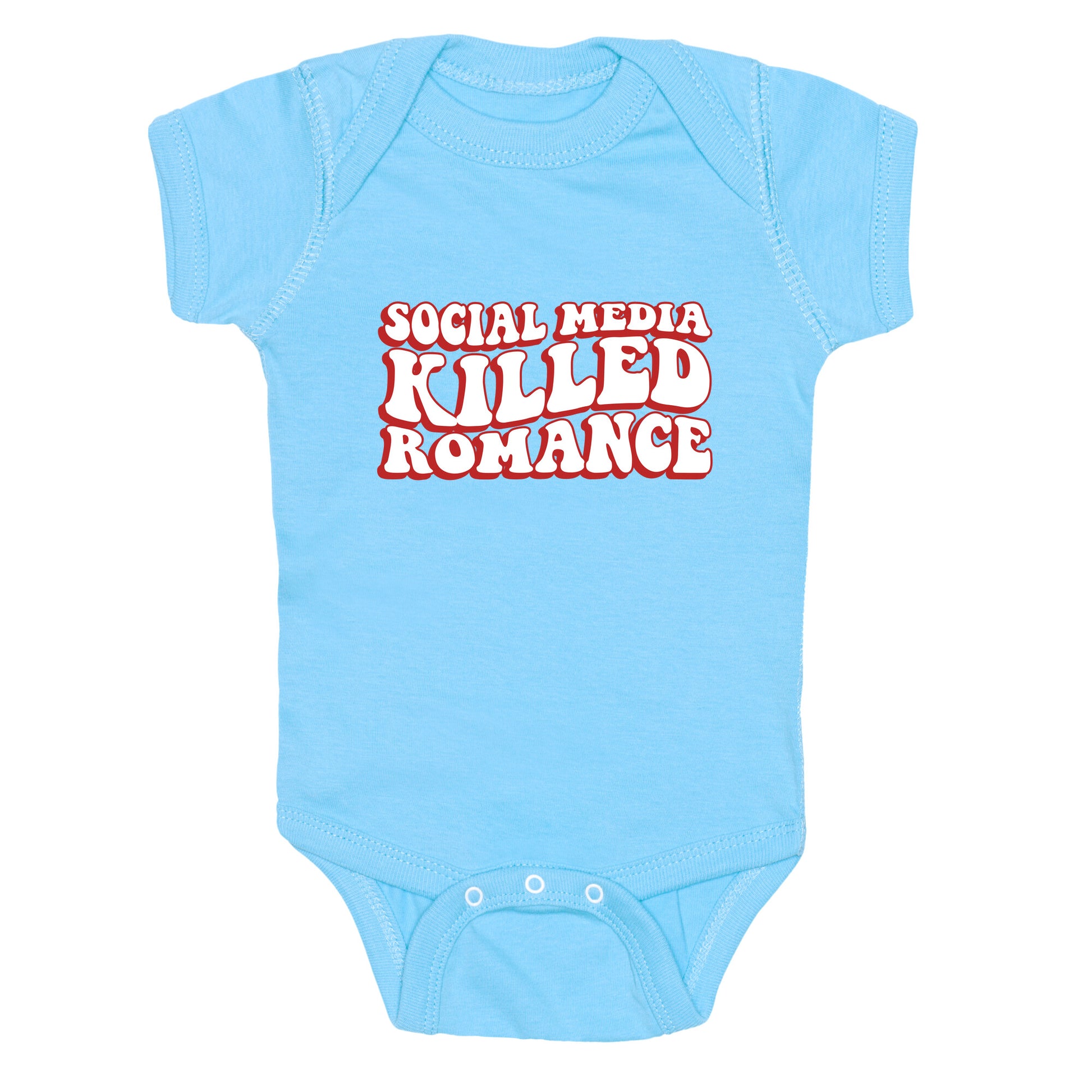 Social Media Killed Romance Baby One-Piece