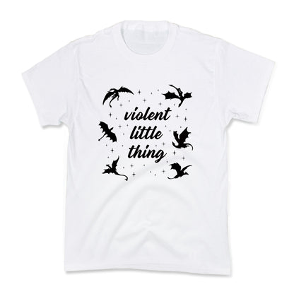 Fourth Wing Violent Little Thing Kids Tee