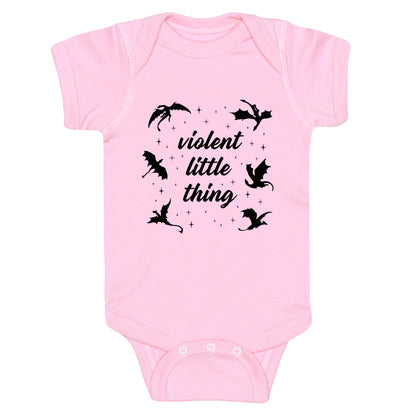 Fourth Wing Violent Little Thing Baby One-Piece