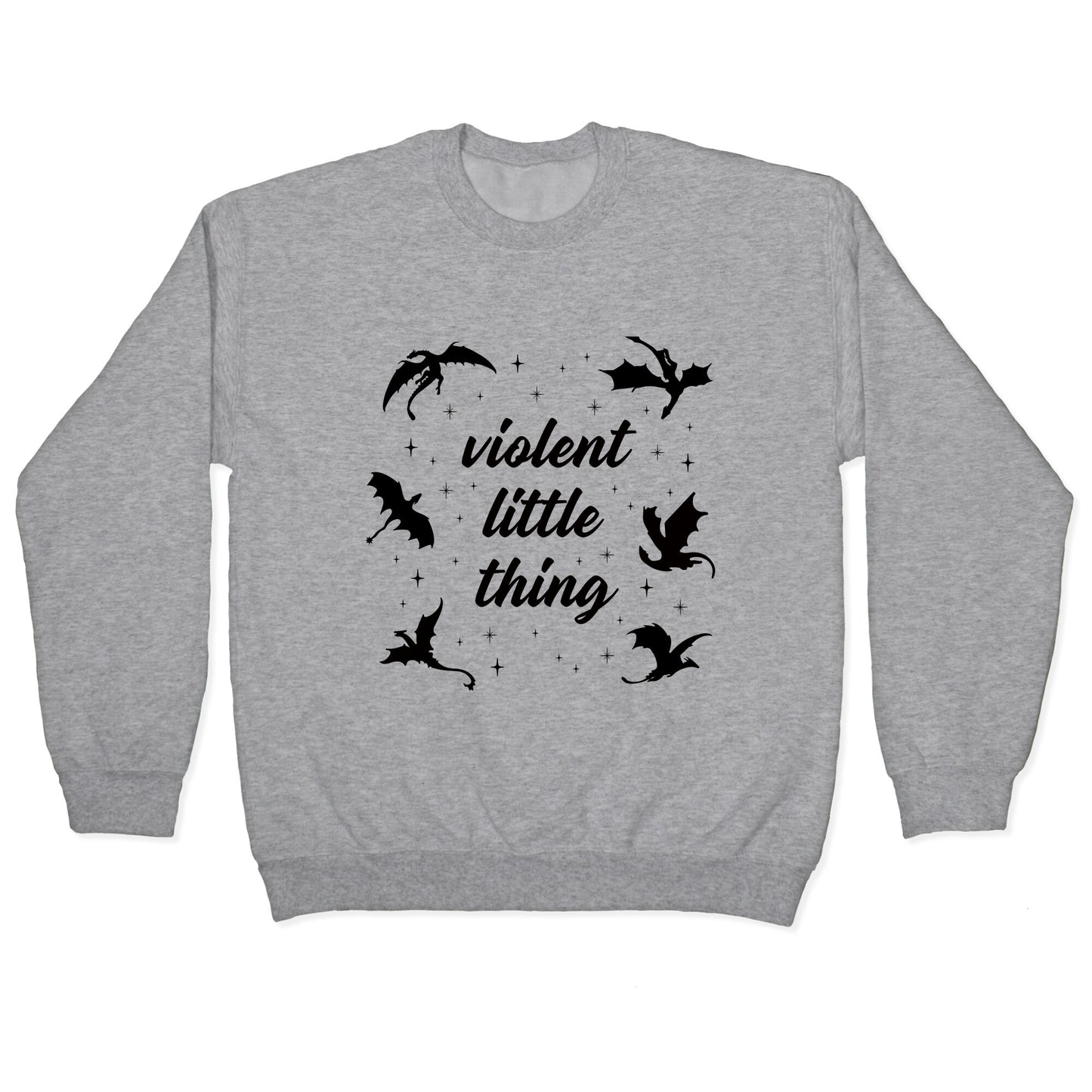 Fourth Wing Violent Little Thing Crewneck Sweatshirt