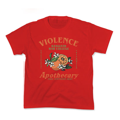 Fourth Wing Violence Apothecary Kids Tee