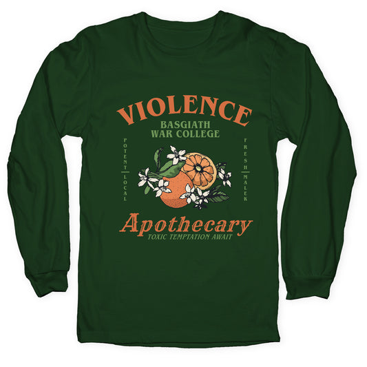 Fourth Wing Violence Apothecary Longsleeve Tee