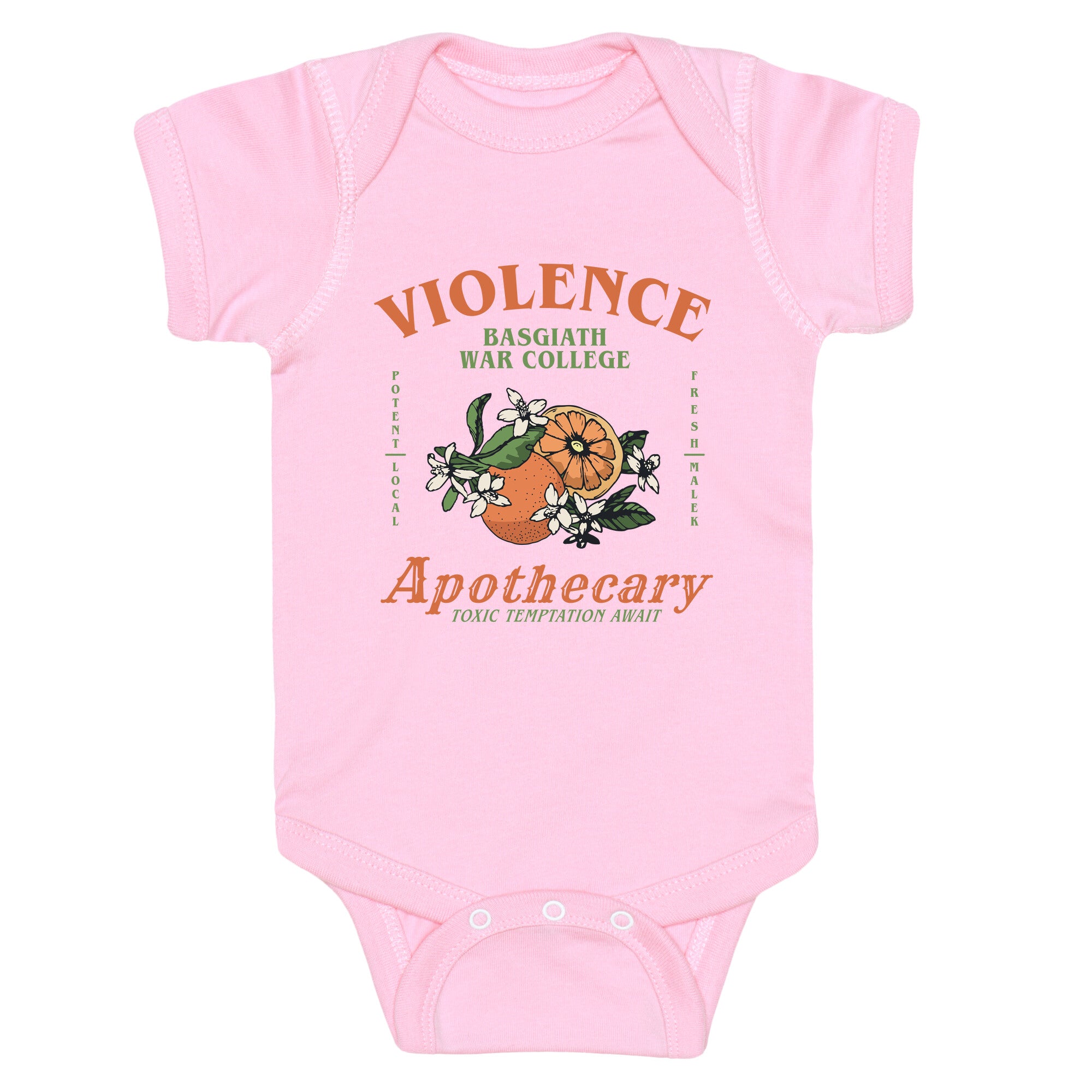Fourth Wing Violence Apothecary Baby One-Piece