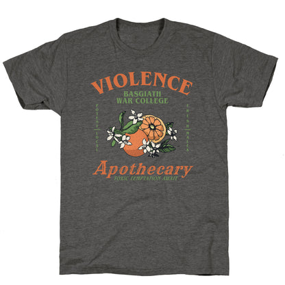 Fourth Wing Violence Apothecary Unisex Triblend Tee