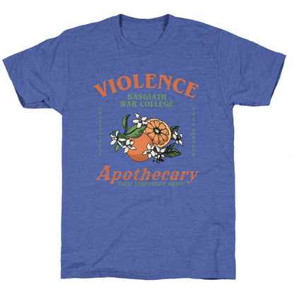 Fourth Wing Violence Apothecary Unisex Triblend Tee