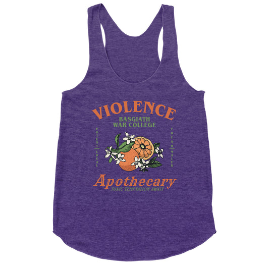Fourth Wing Violence Apothecary Racerback Tank