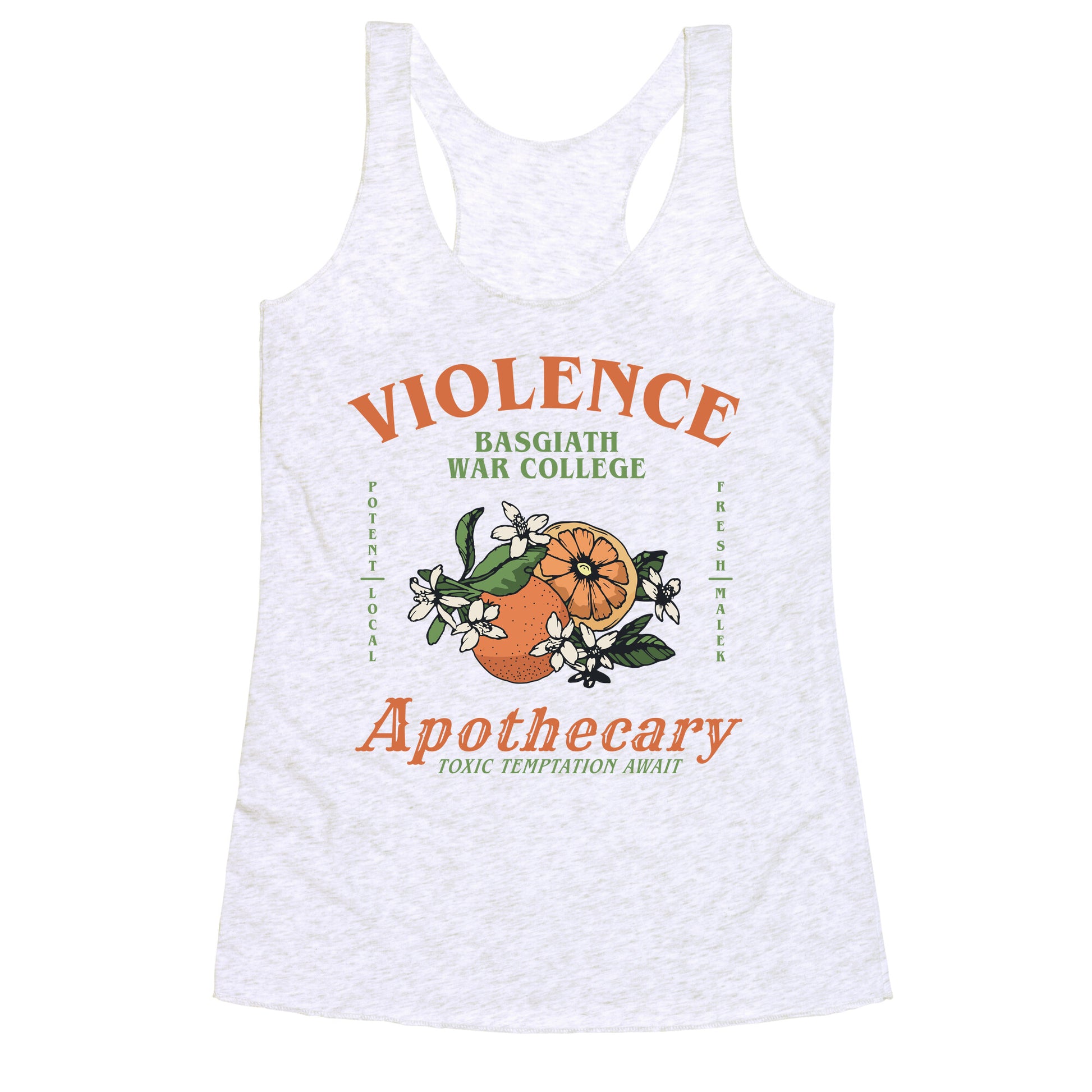 Fourth Wing Violence Apothecary Racerback Tank