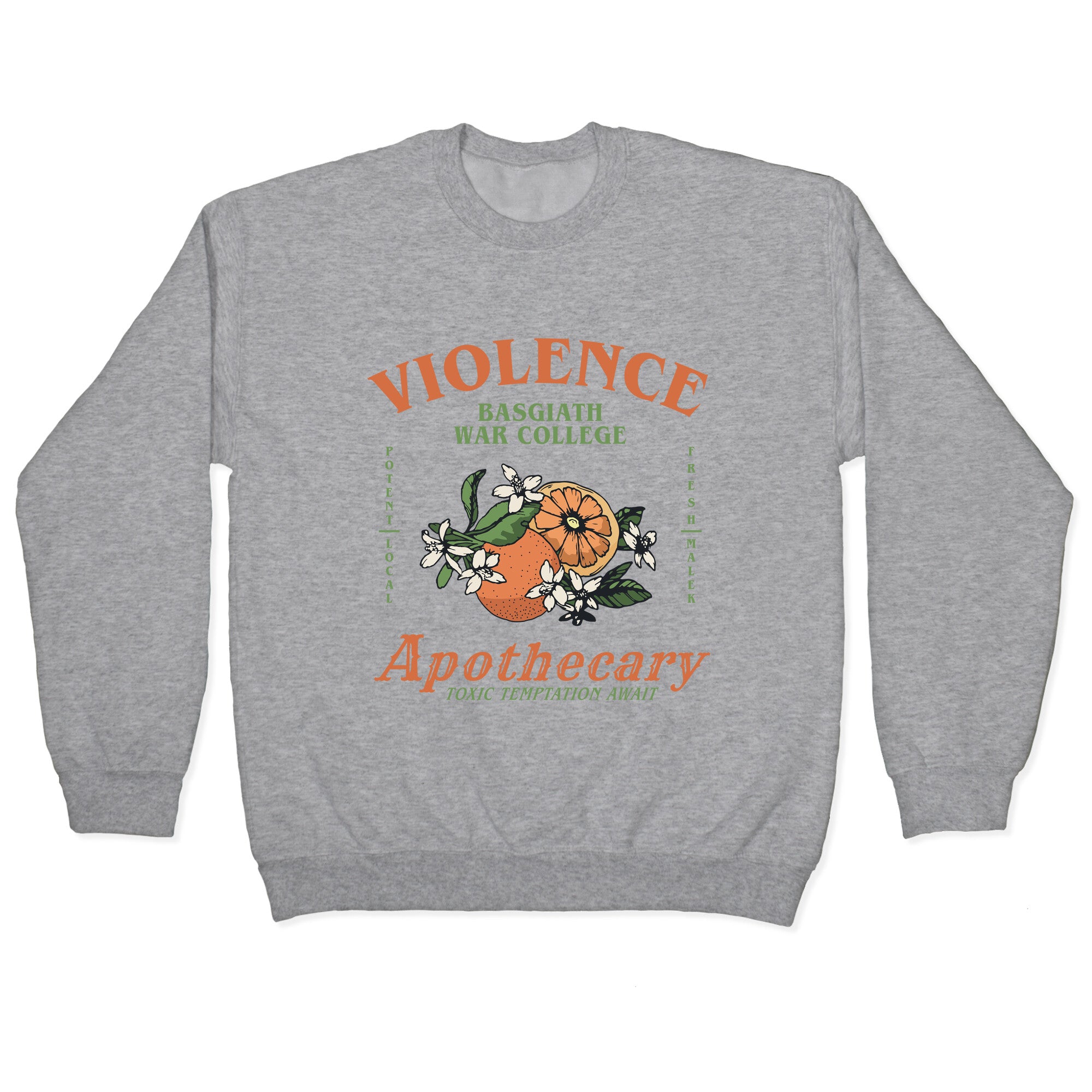 Fourth Wing Violence Apothecary Crewneck Sweatshirt