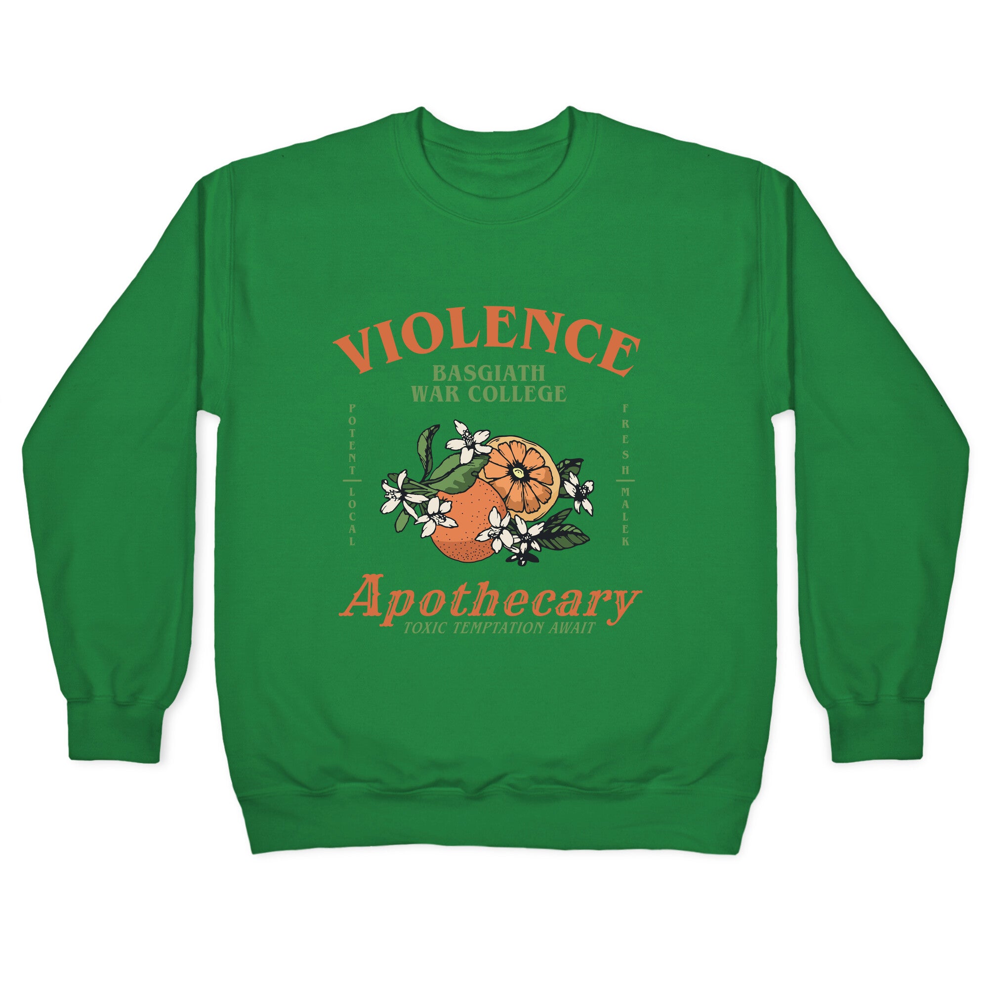 Fourth Wing Violence Apothecary Crewneck Sweatshirt