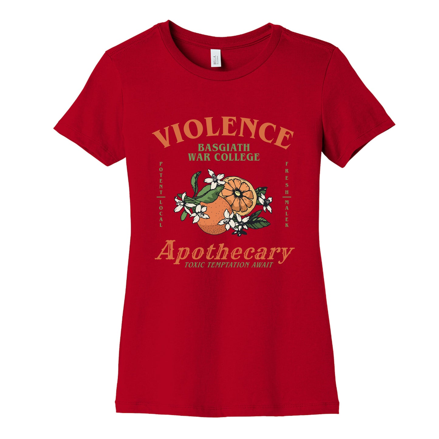 Fourth Wing Violence Apothecary Womens Cotton Tee