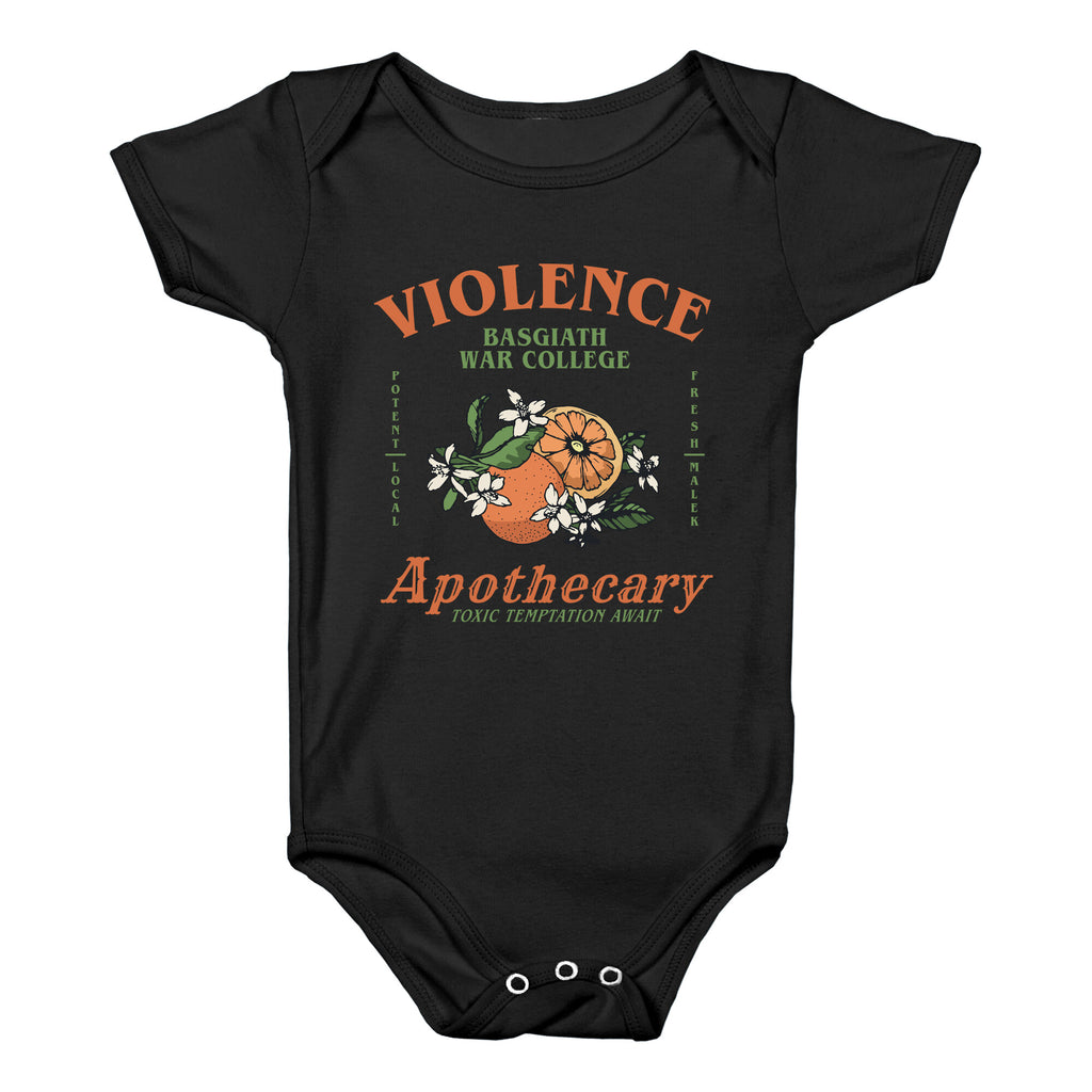 Fourth Wing Violence Apothecary Baby One-Piece