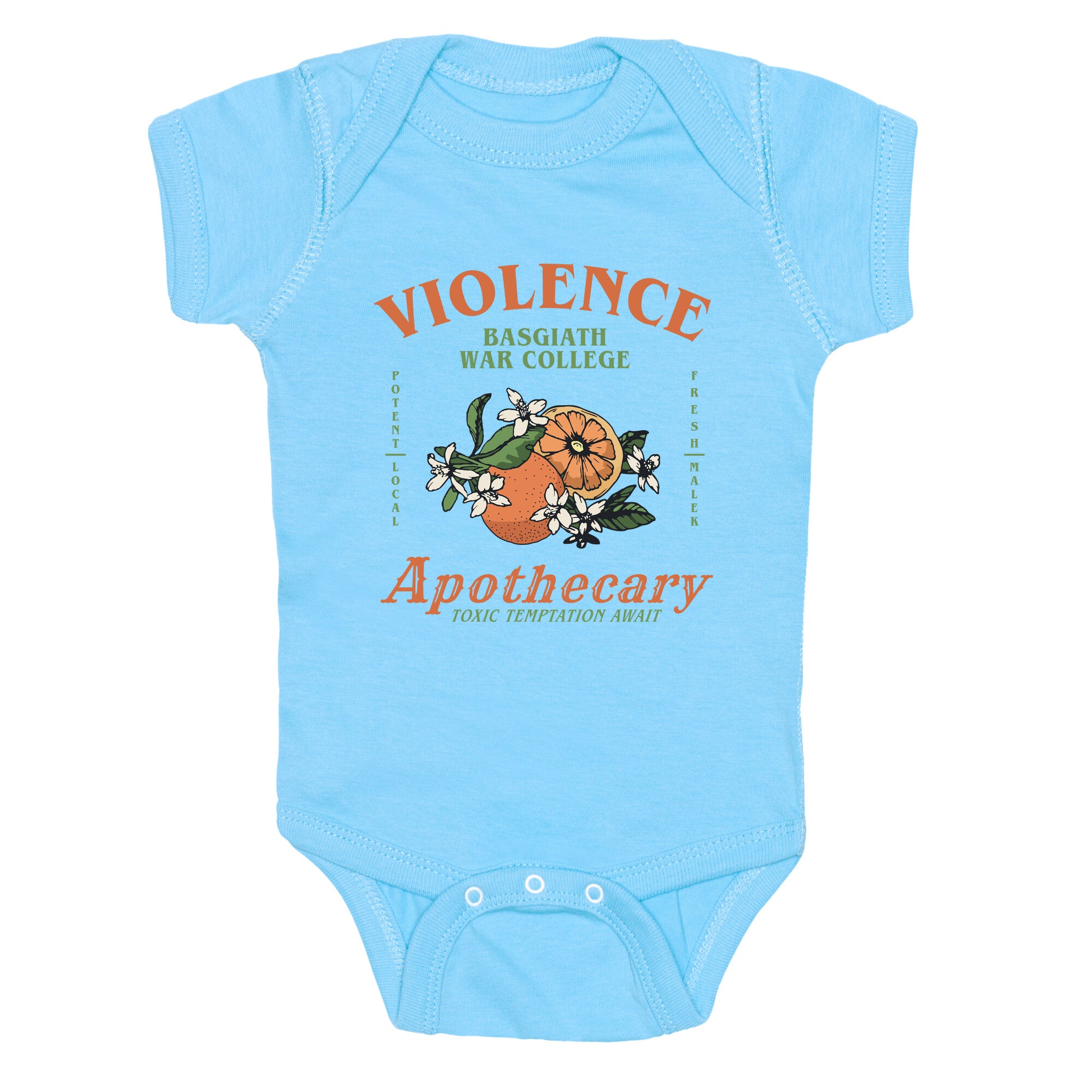 Fourth Wing Violence Apothecary Baby One-Piece