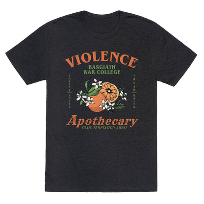 Fourth Wing Violence Apothecary Unisex Triblend Tee