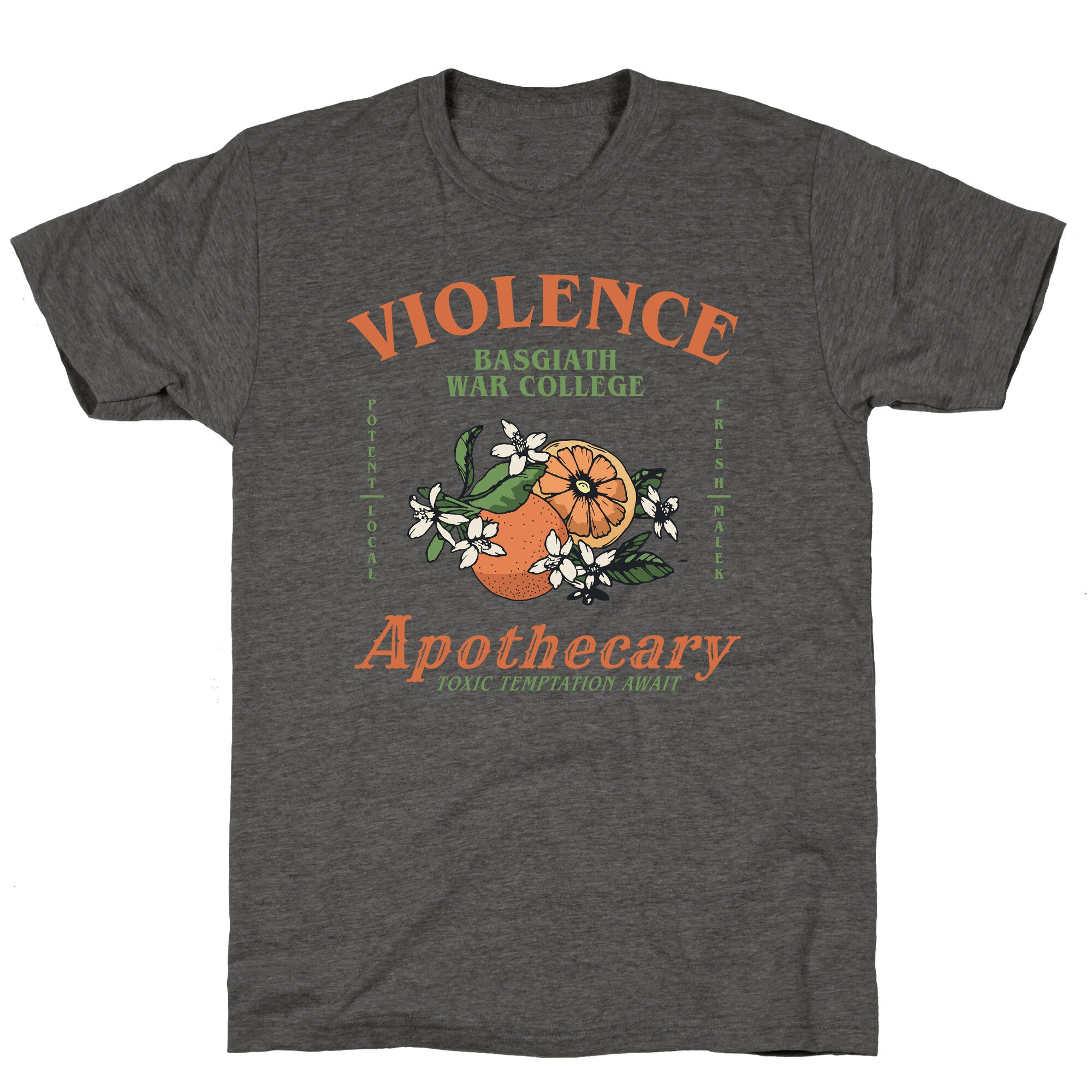 Fourth Wing Violence Apothecary Unisex Triblend Tee