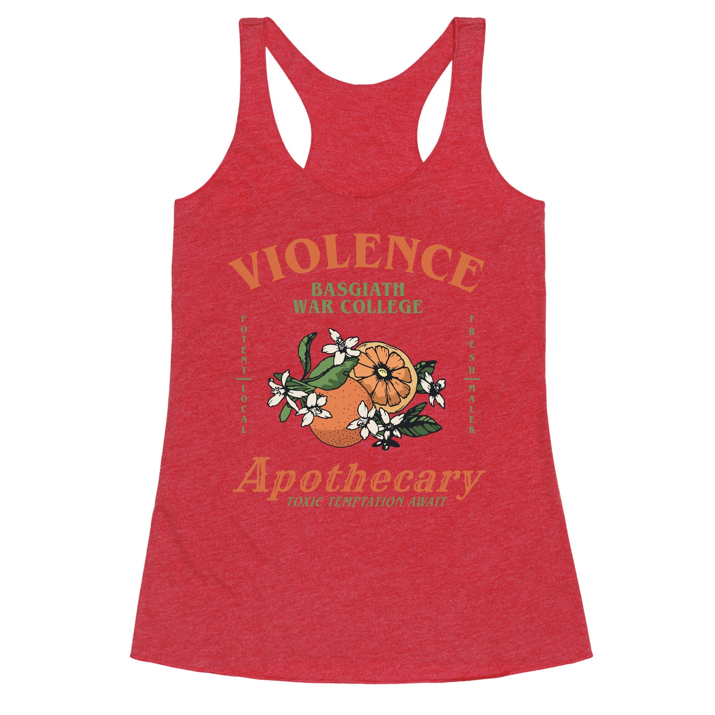 Fourth Wing Violence Apothecary Racerback Tank