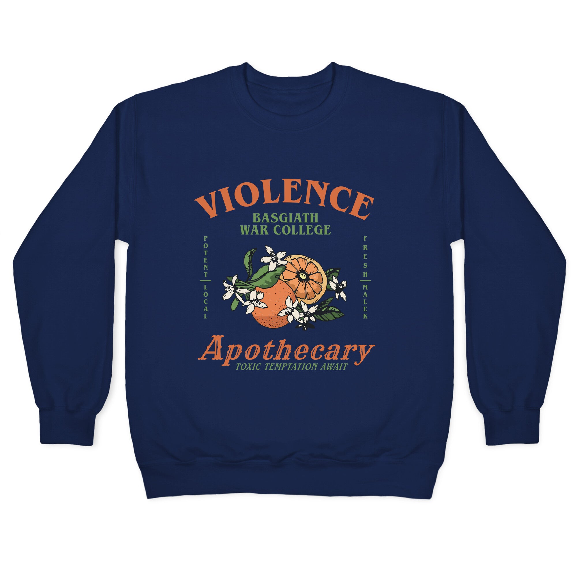 Fourth Wing Violence Apothecary Crewneck Sweatshirt