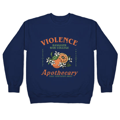 Fourth Wing Violence Apothecary Crewneck Sweatshirt