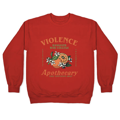 Fourth Wing Violence Apothecary Crewneck Sweatshirt