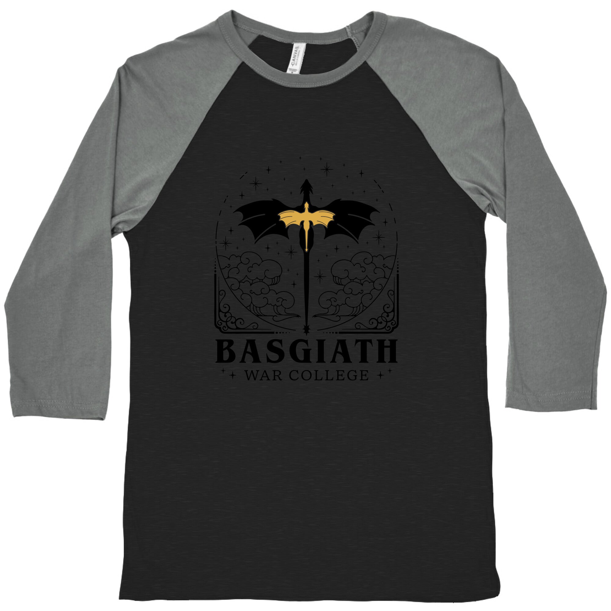 Fourth Wing Basgiath War College Baseball Tee