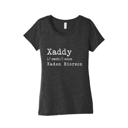 Fourth Wing Zaddy Womens Triblend Tee