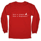 Fourth Wing Save a Dragon Longsleeve Tee