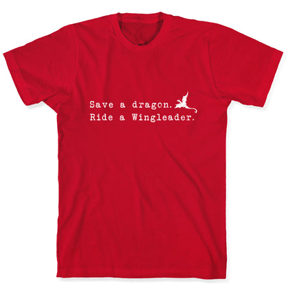 Fourth Wing Save a Dragon T-Shirt