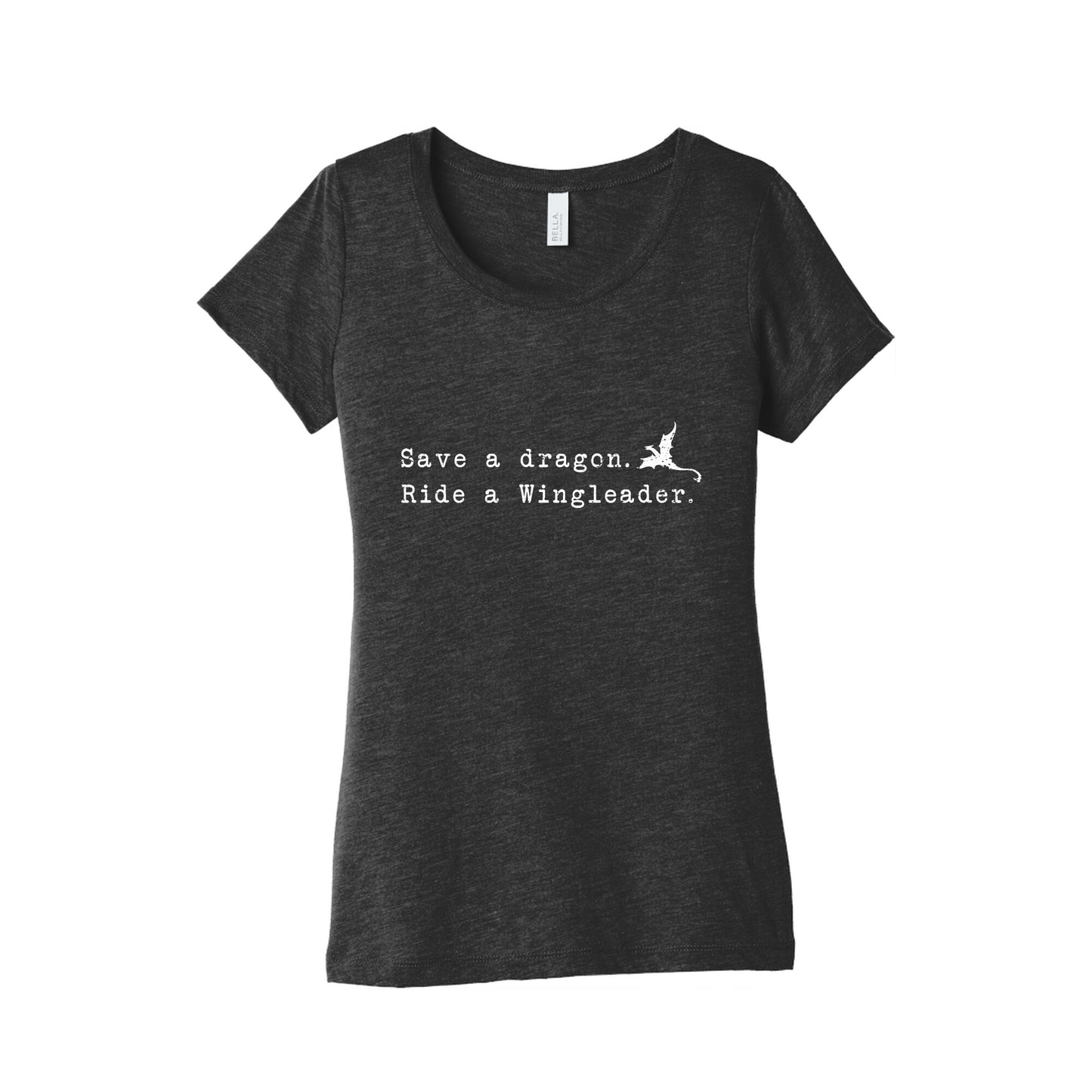 Fourth Wing Save a Dragon Womens Triblend Tee