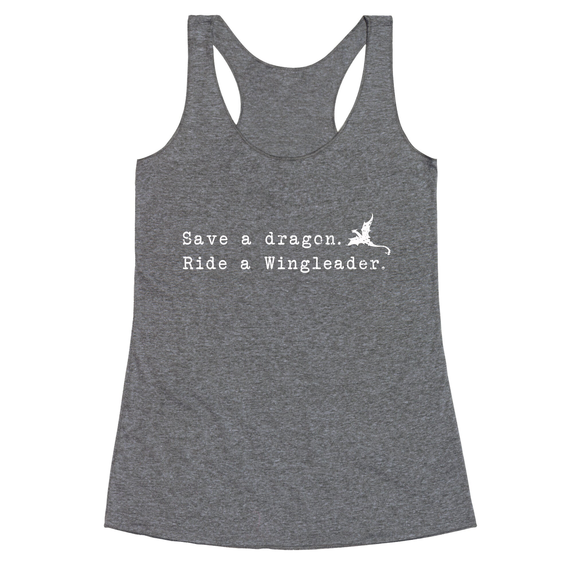 Fourth Wing Save a Dragon Racerback Tank