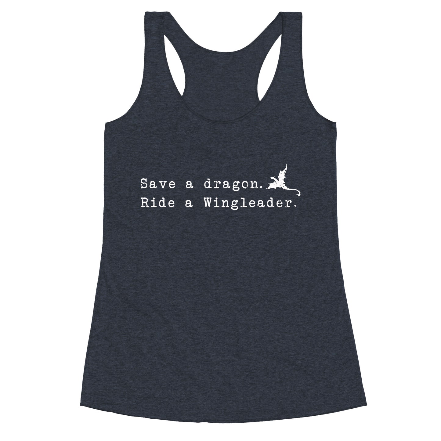 Fourth Wing Save a Dragon Racerback Tank