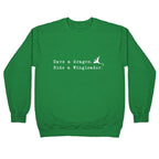 Fourth Wing Save a Dragon Crewneck Sweatshirt