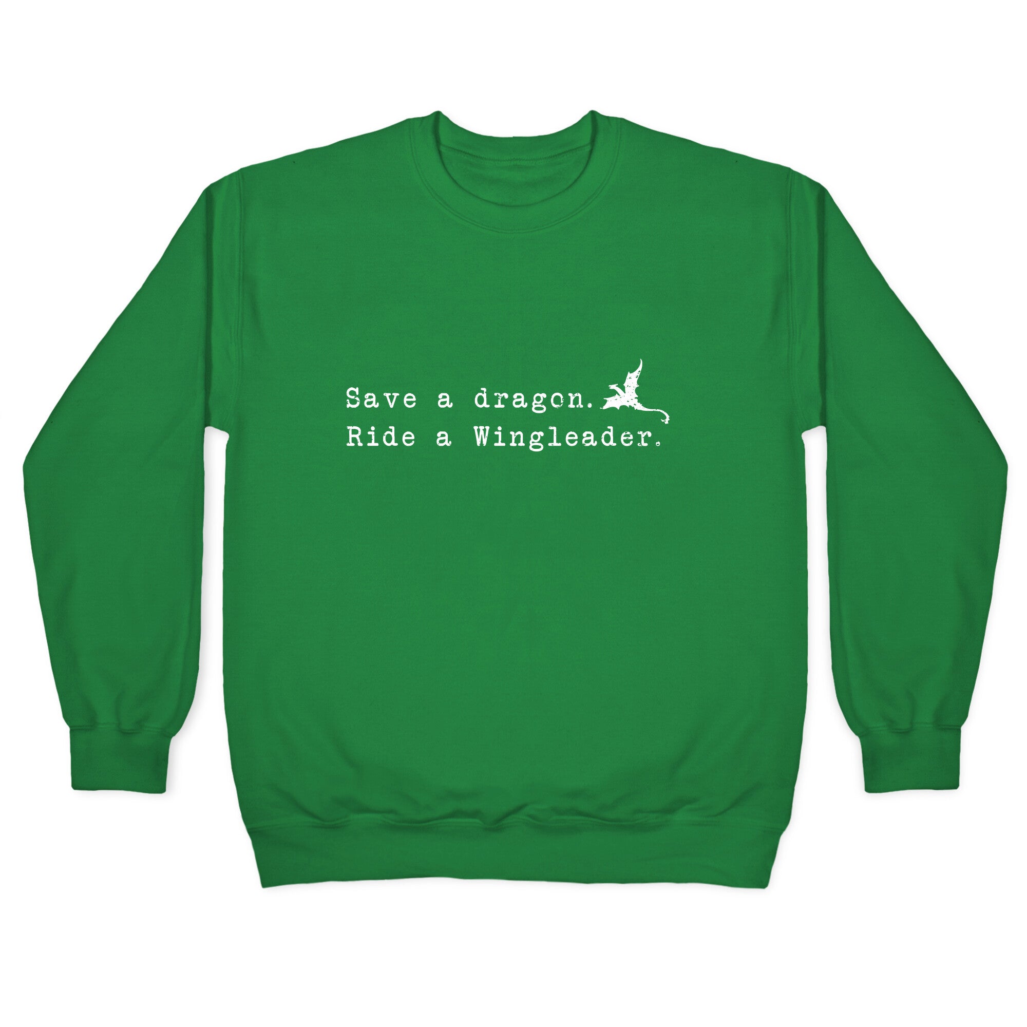 Fourth Wing Save a Dragon Crewneck Sweatshirt