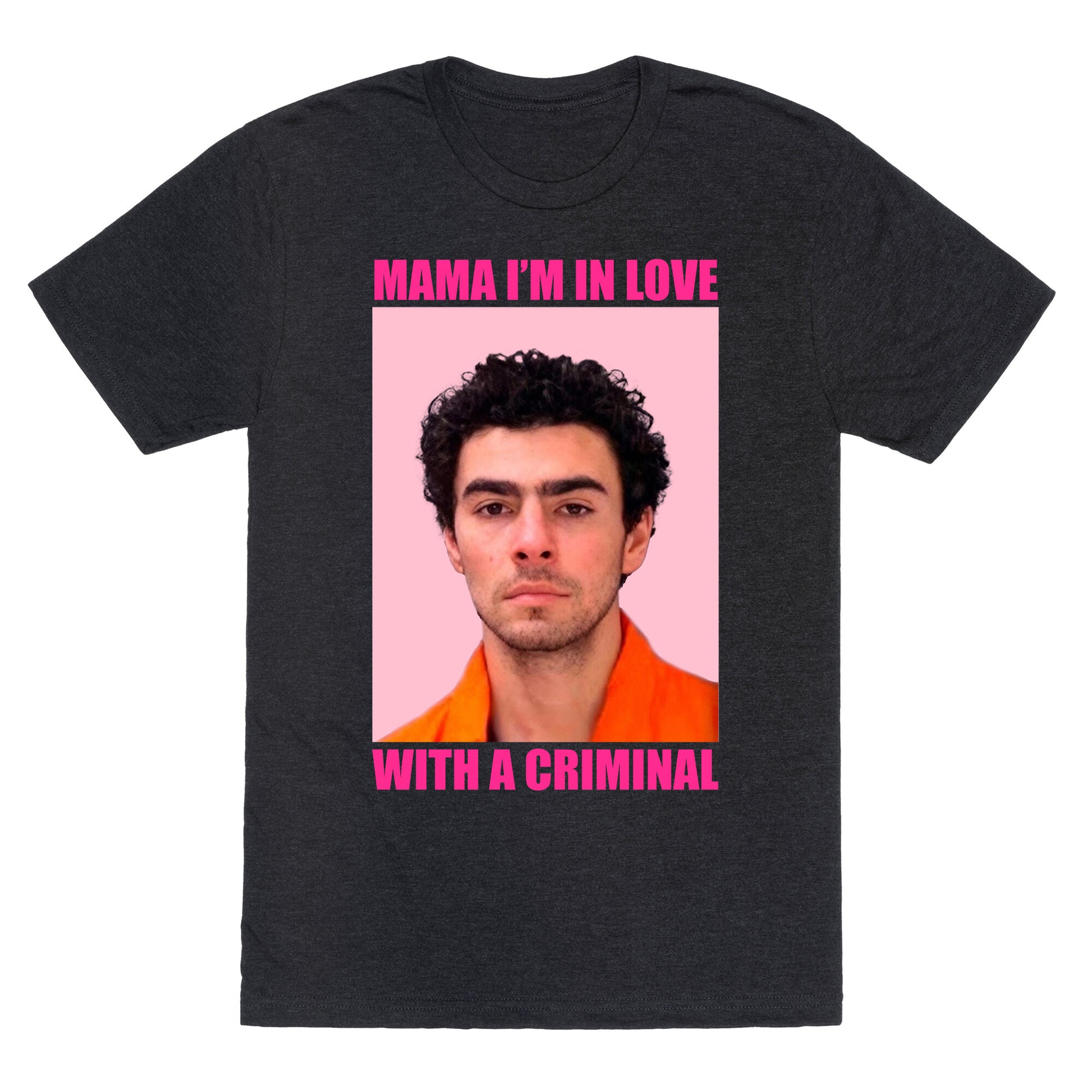 Luigi Mangione Mama Im In Love With A Criminal Valentines Day Unisex Triblend Tee