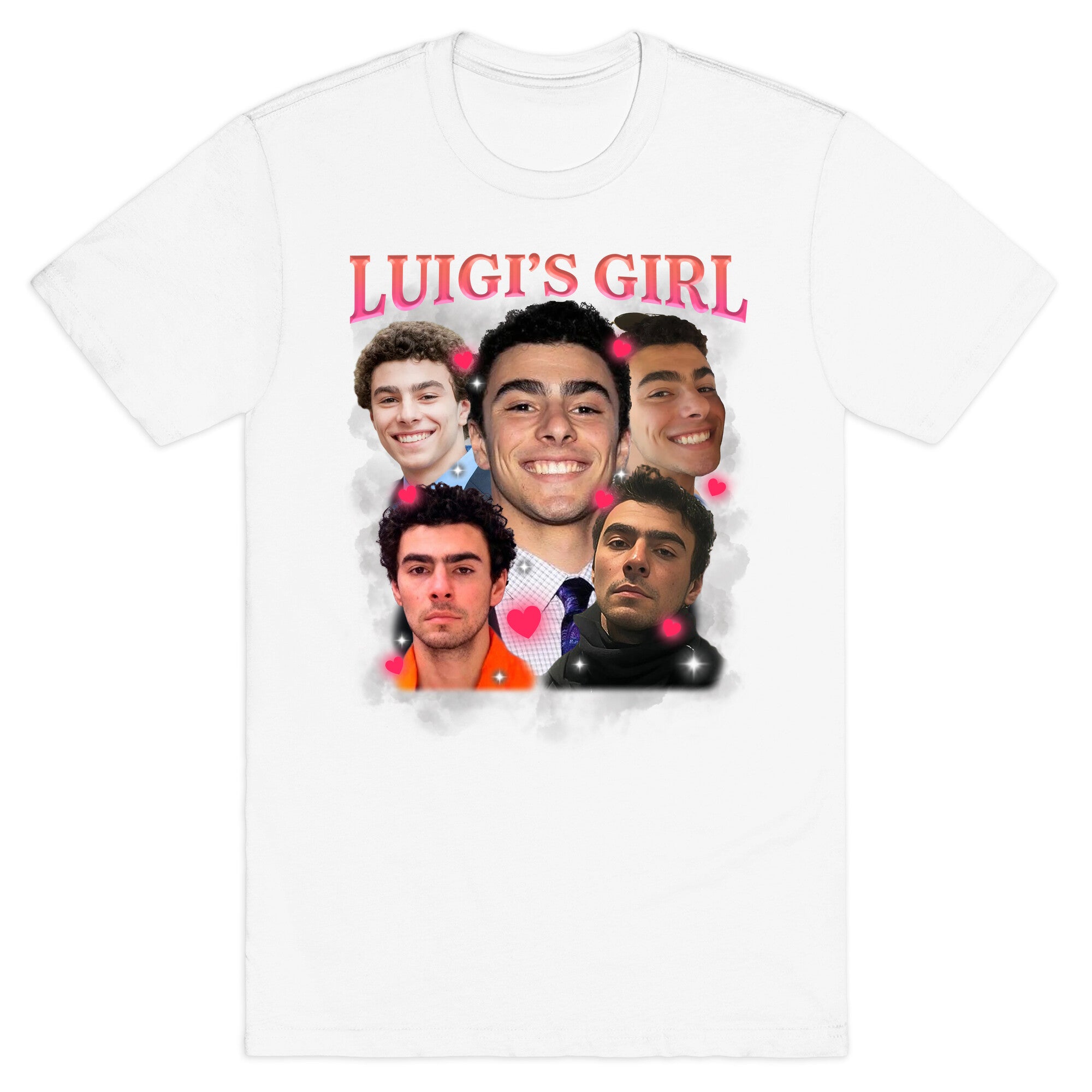 Luigis Girl Mangione Valentines Day T-Shirt