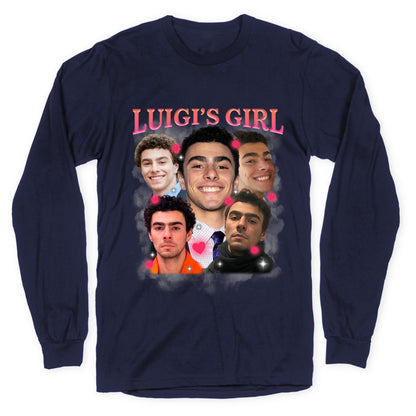 Luigis Girl Mangione Valentines Day Longsleeve Tee