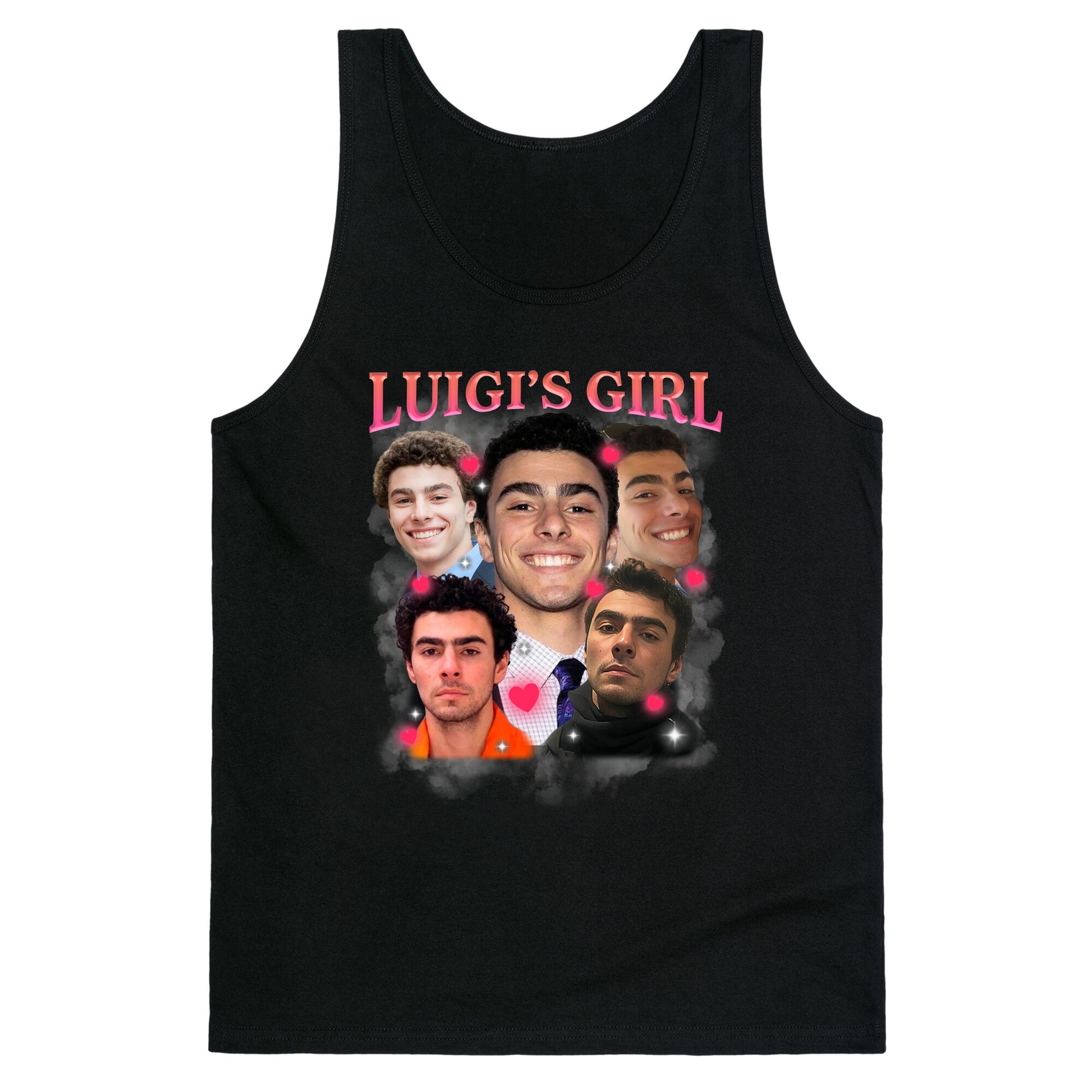 Luigis Girl Mangione Valentines Day Tank Top