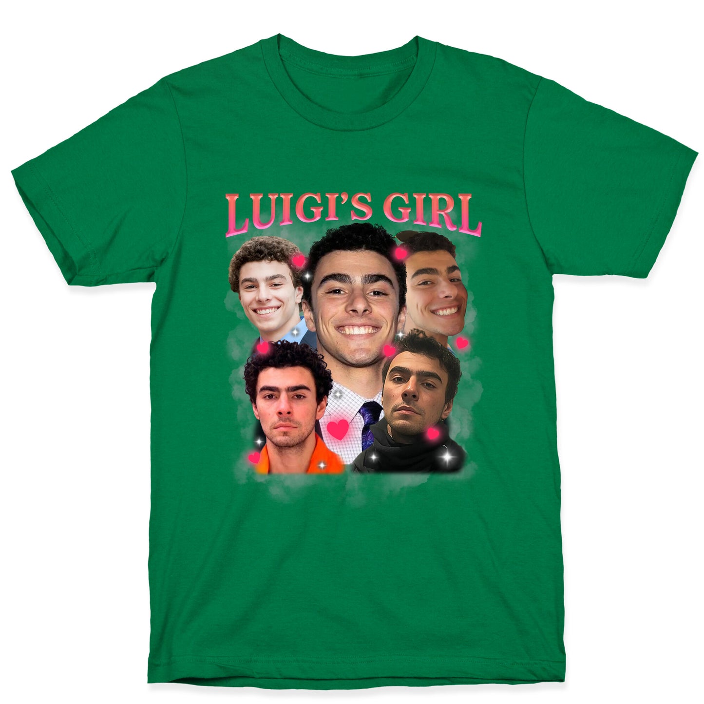 Luigis Girl Mangione Valentines Day T-Shirt