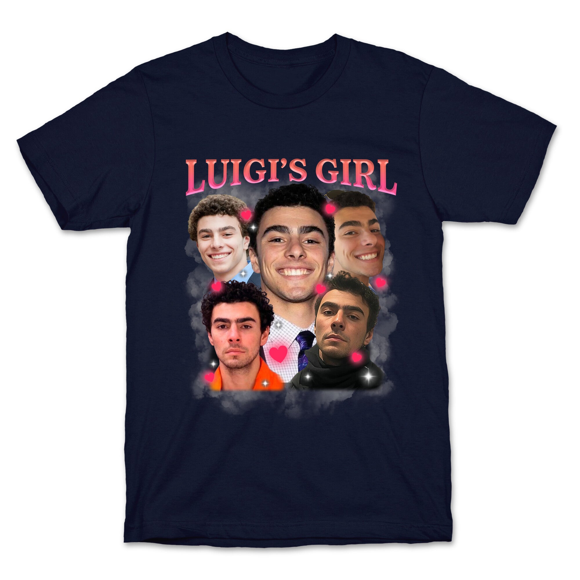 Luigis Girl Mangione Valentines Day T-Shirt