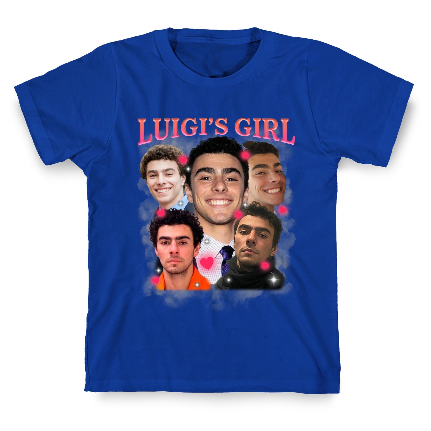 Luigis Girl Mangione Valentines Day T-Shirt