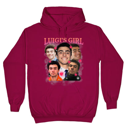 Luigis Girl Mangione Valentines Day Hoodie