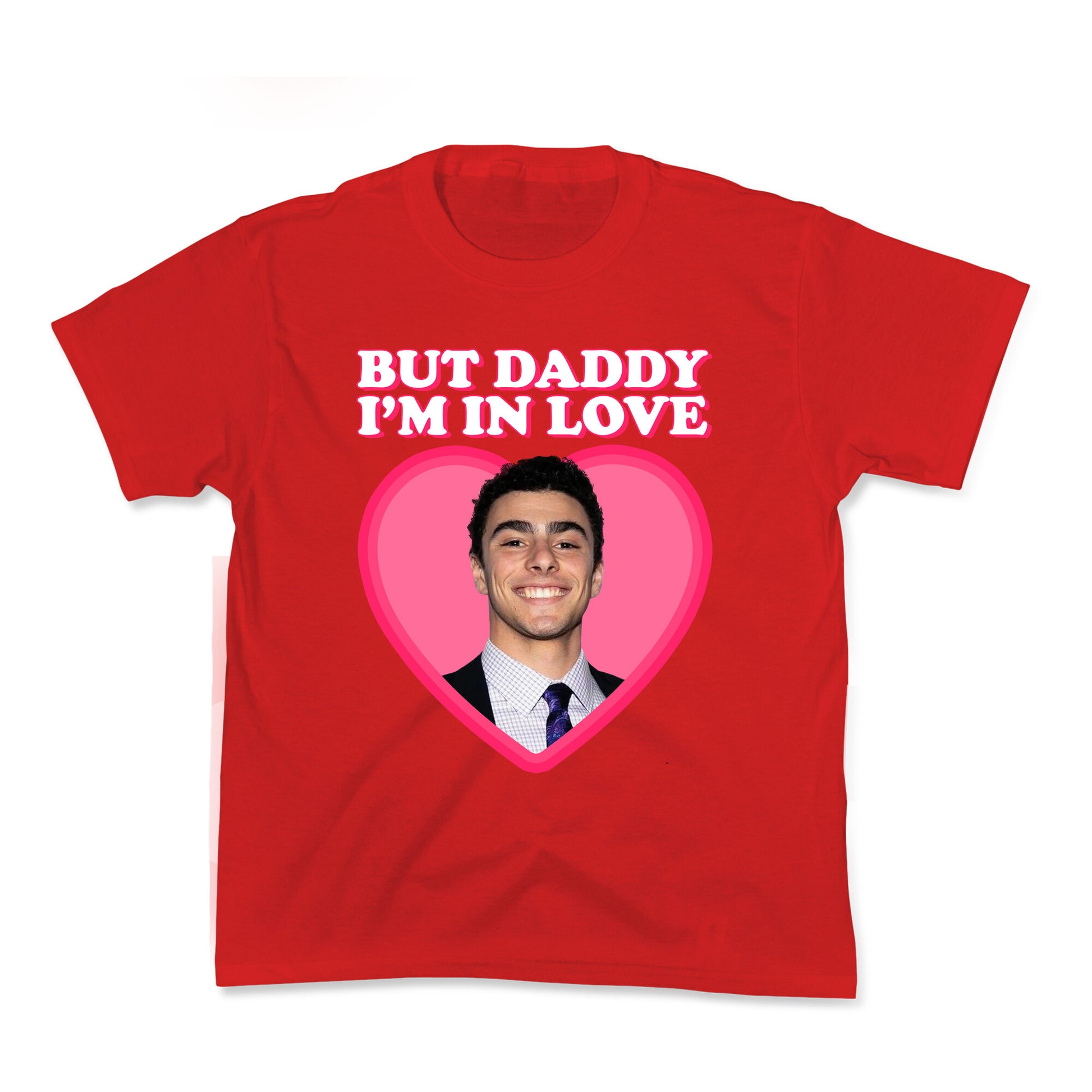 But Daddy Im In Love Luigi Mangione Valentines Day Kids Tee