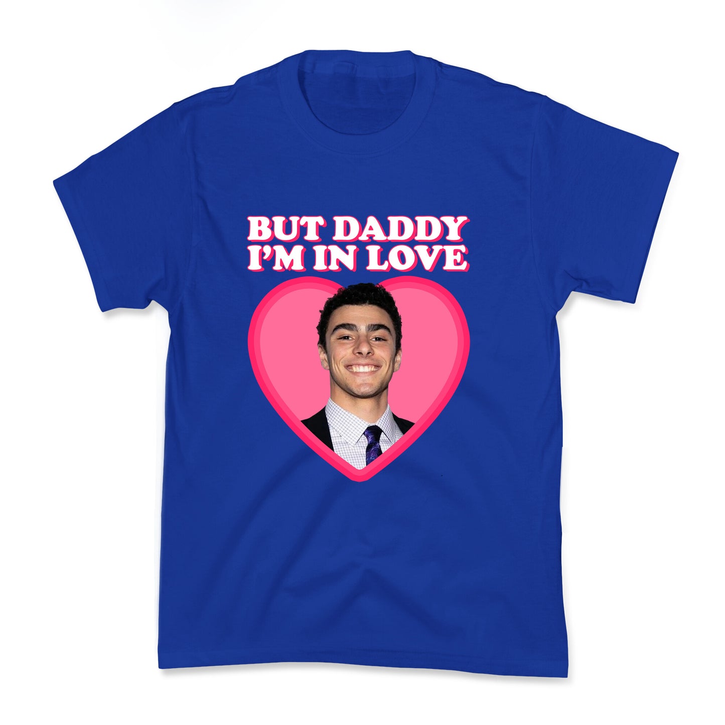 But Daddy Im In Love Luigi Mangione Valentines Day Kids Tee