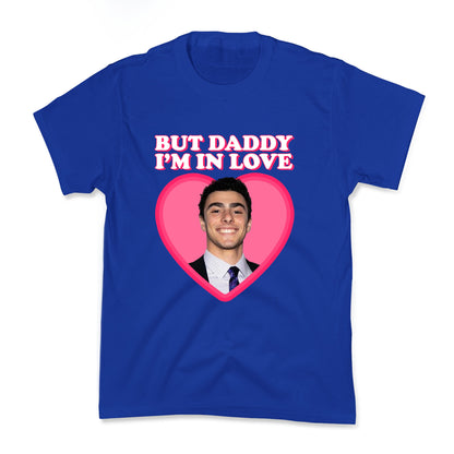 But Daddy Im In Love Luigi Mangione Valentines Day Kids Tee
