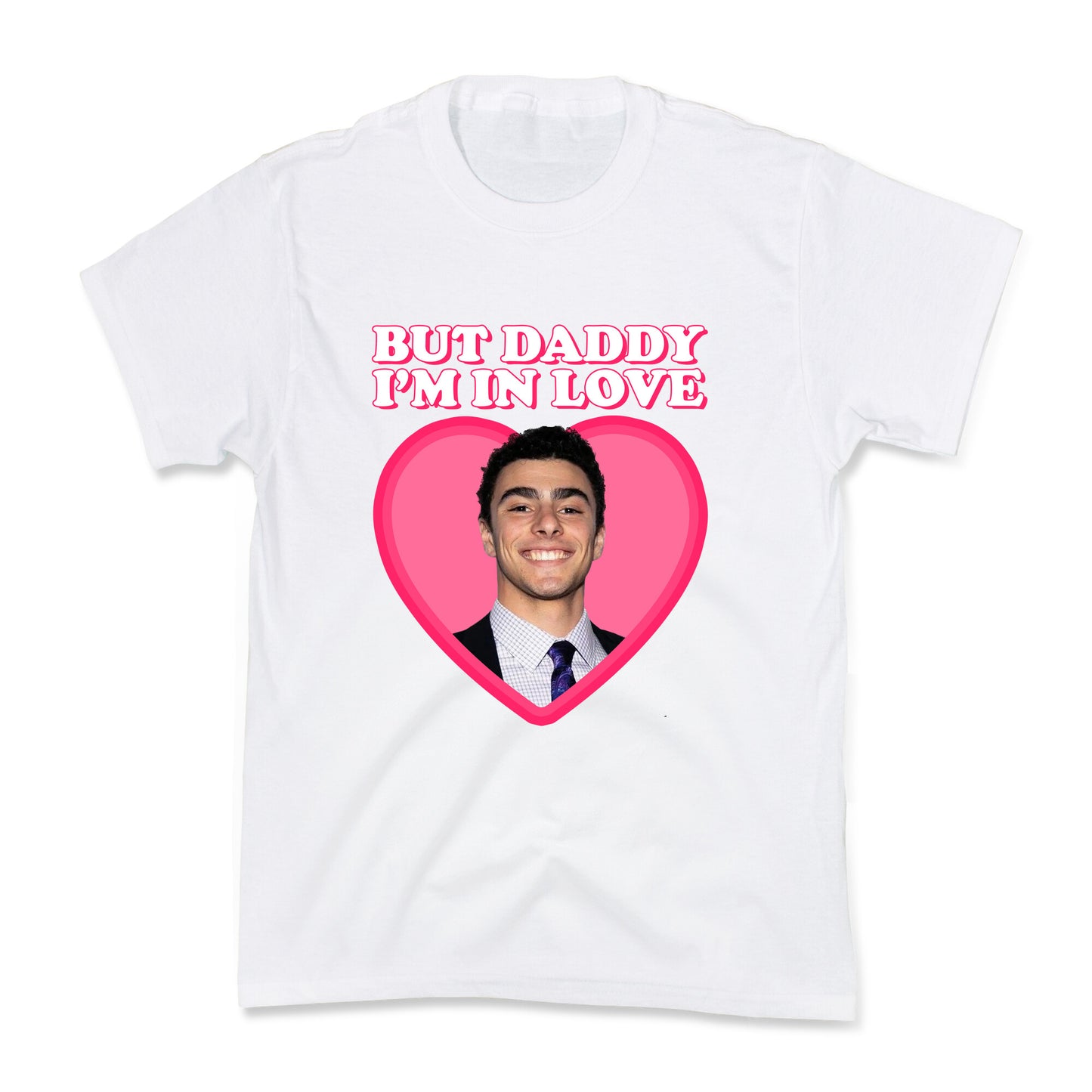 But Daddy Im In Love Luigi Mangione Valentines Day Kids Tee